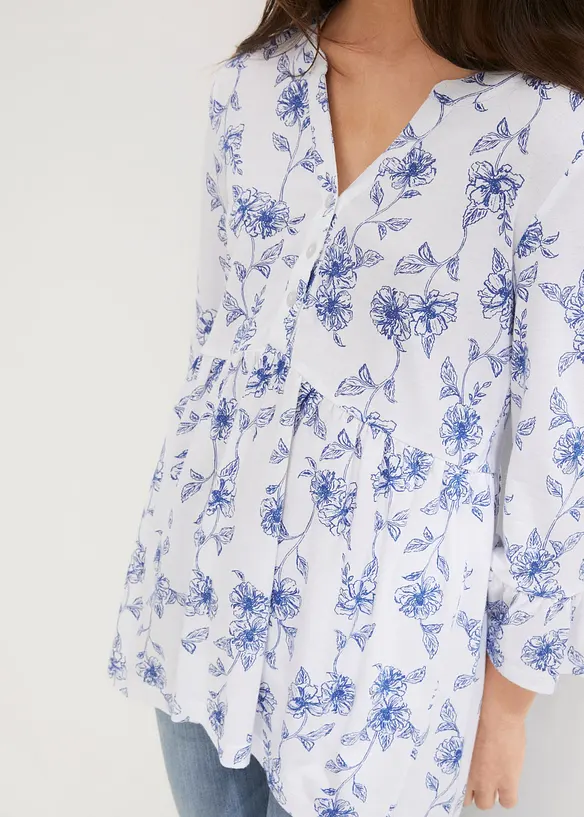 Maglia lunga in misto viscosa, bonprix
