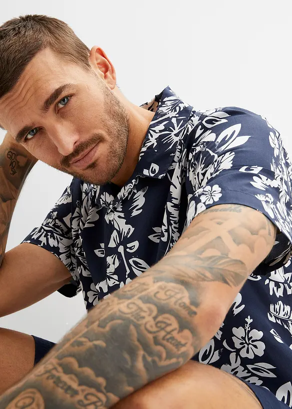 Camicia hawaiana a maniche corte, bonprix
