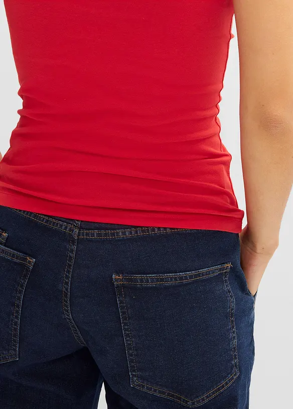 Maglia con bottoni in cotone biologico, bonprix