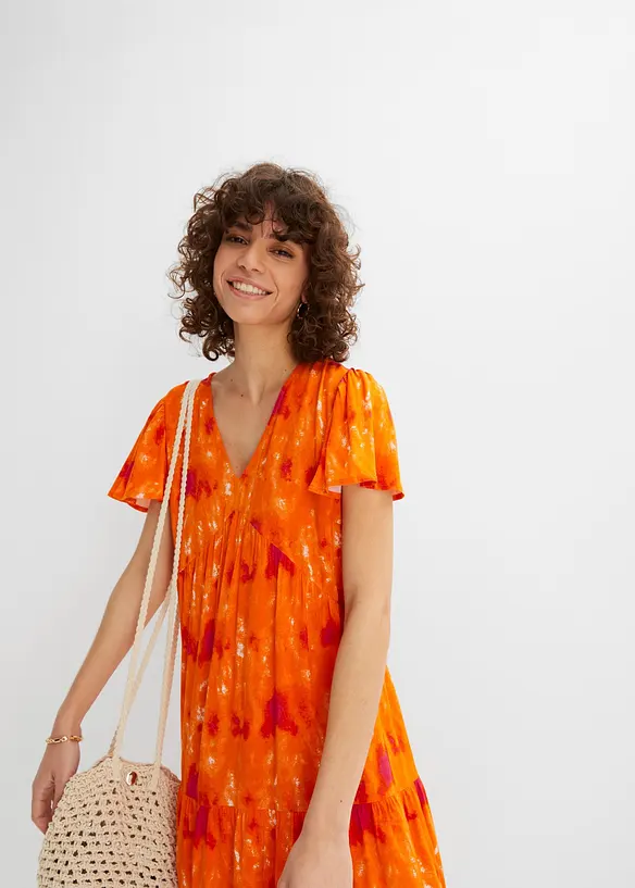 Abito midi in viscosa, bonprix