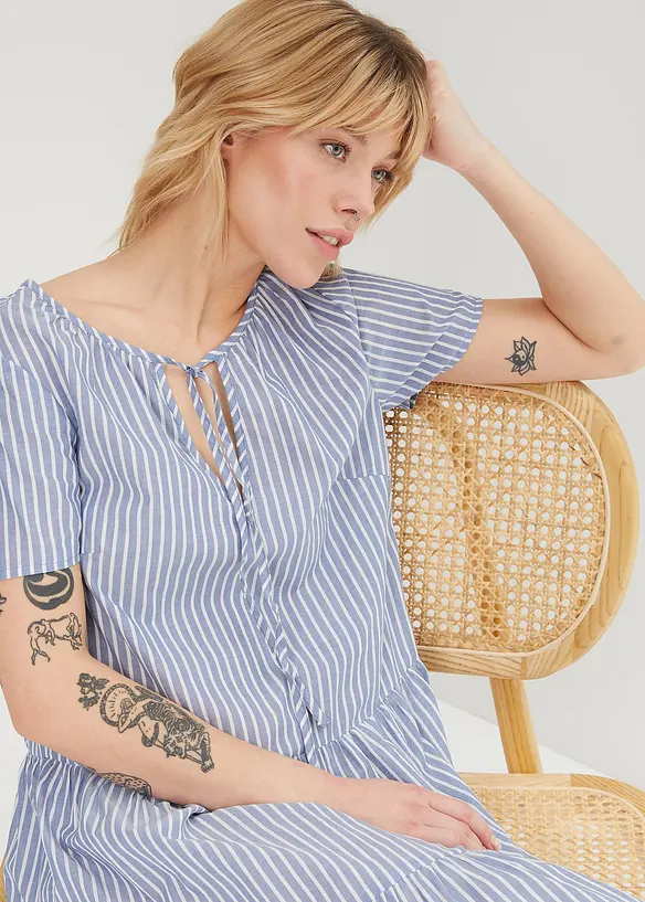Abito tunica estivo in puro cotone, bonprix