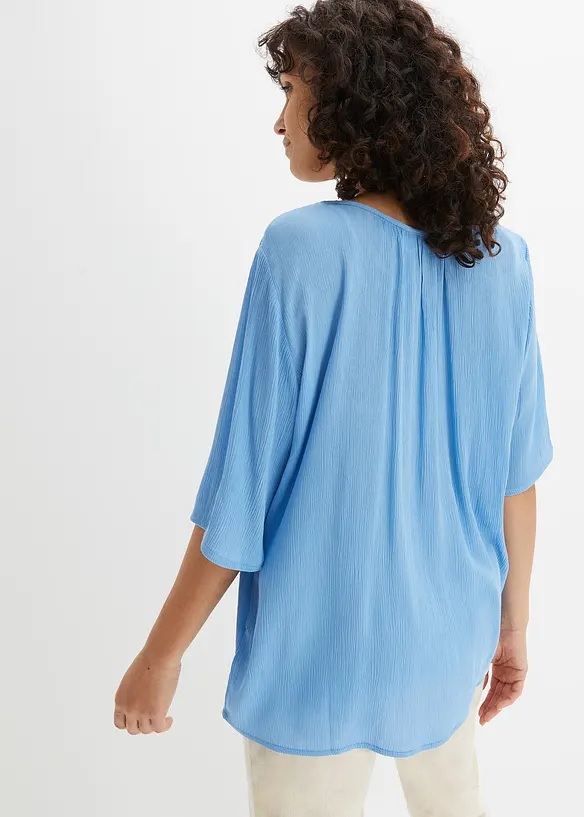 Tunica crinkle in viscosa morbida, bonprix