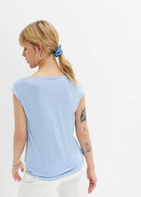 Top in misto viscosa, bonprix