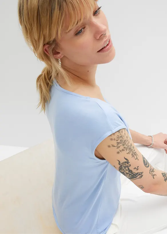 Top in misto viscosa, bonprix