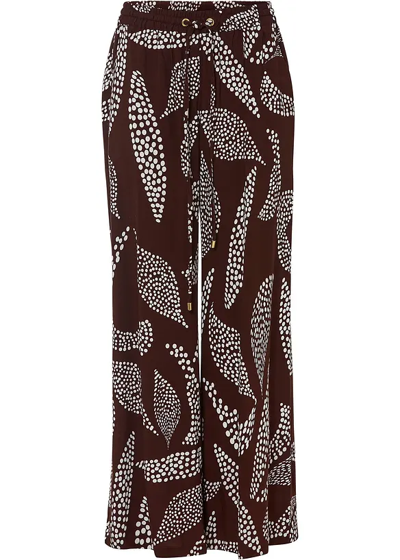 Pantaloni larghi in viscosa, bonprix