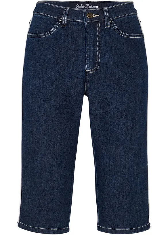 Bermuda slim fit a vita alta, bonprix
