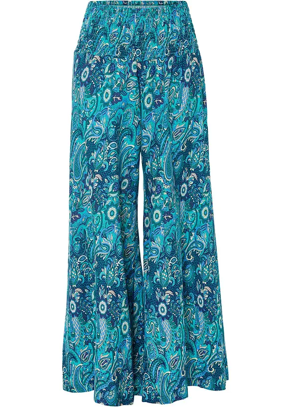 Pantaloni a palazzo in viscosa fluente, bonprix
