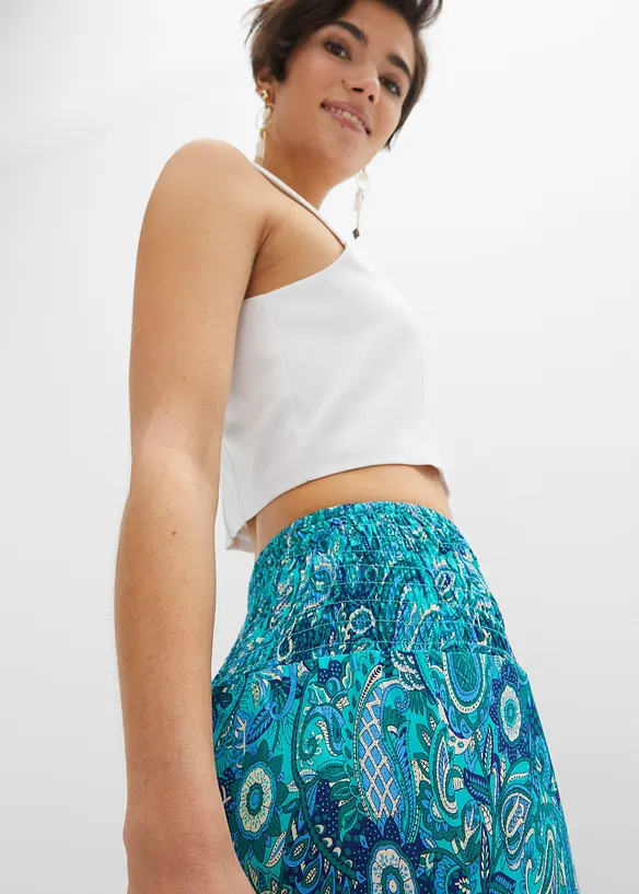 Pantaloni a palazzo in viscosa fluente, bonprix