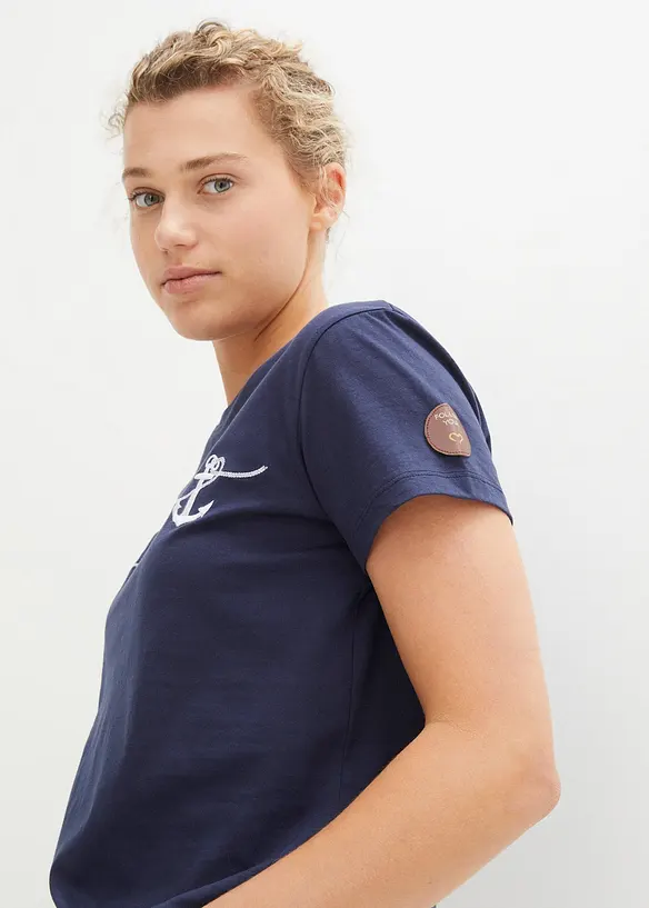 T-shirt ricamata, bonprix