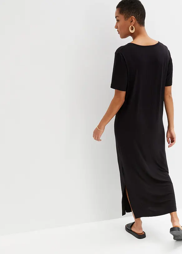 Abito in jersey di misto viscosa fluente, bonprix