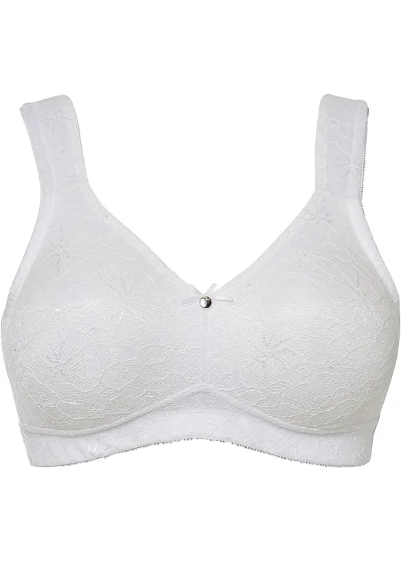 Reggiseno contenitivo senza ferretto con spalline imbottite, bonprix