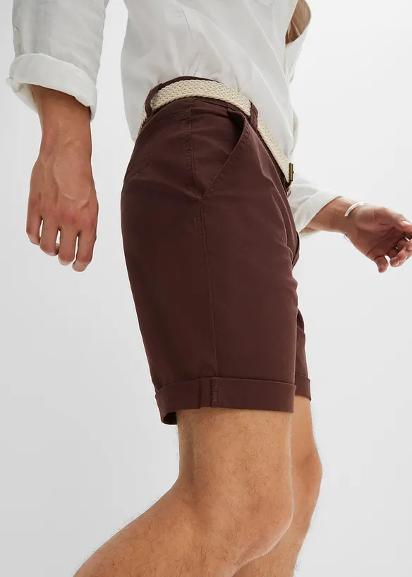 Bermuda chino elasticizzati con cintura, regular fit, bonprix