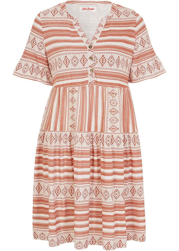 Abito di jersey in misto viscosa fluente, bonprix