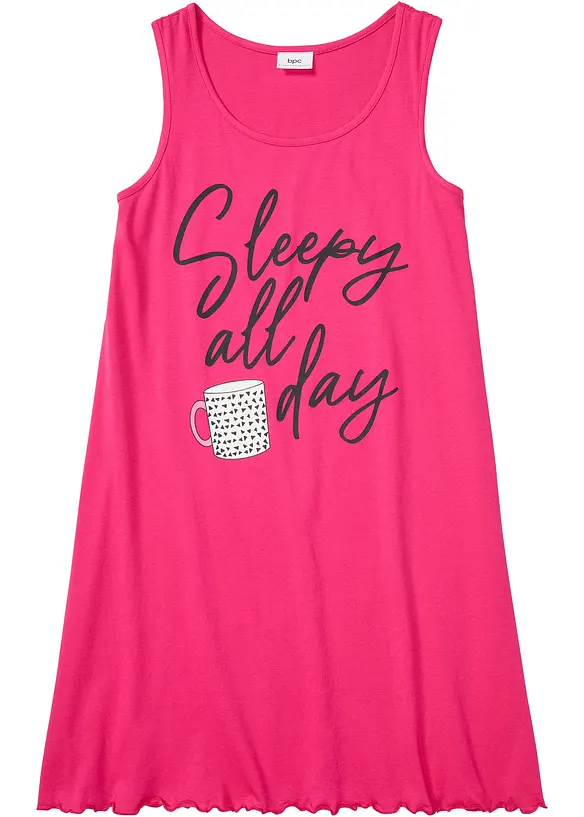 Camicia da notte corta in puro cotone biologico, bonprix