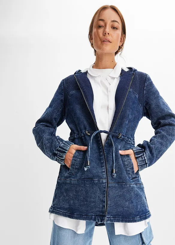 Parka di jeans leggero, bonprix