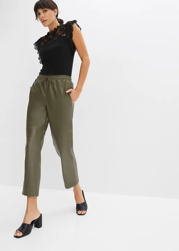 Maglia con inserto in pizzo, bonprix