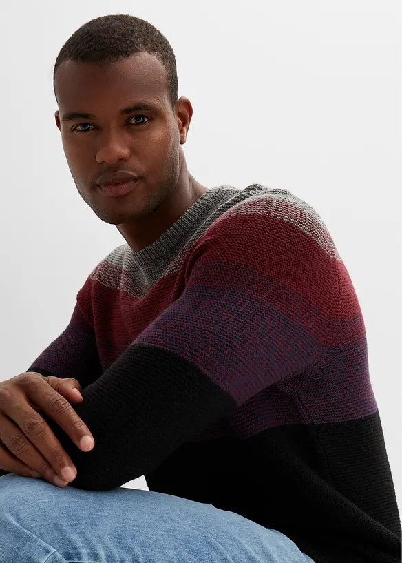 Maglione in filato fine con colori sfumati, bonprix
