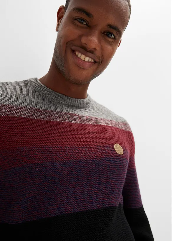 Maglione in filato fine con colori sfumati, bonprix