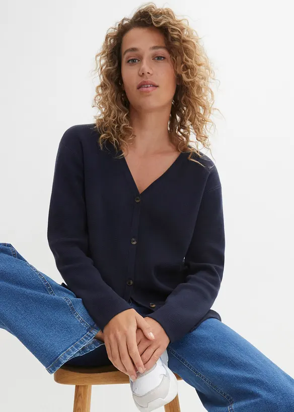 Cardigan a coste Milano, bonprix