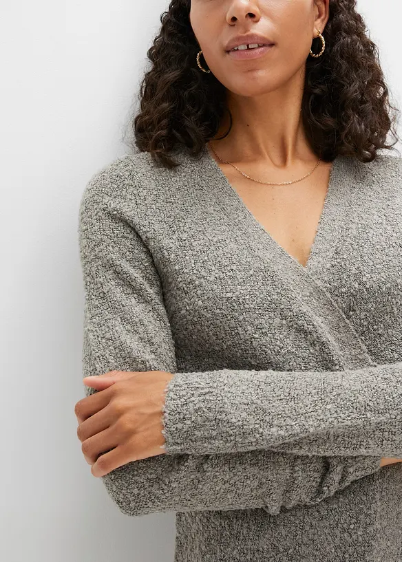 Cardigan lungo in bouclé, bonprix