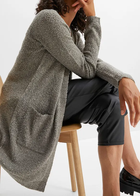 Cardigan lungo in bouclé, bonprix