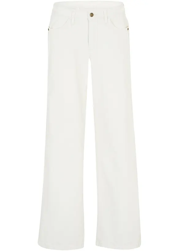 Jeans elasticizzati, wide leg, John Baner JEANSWEAR