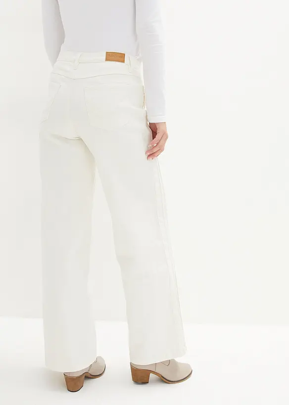 Jeans elasticizzati, wide leg, John Baner JEANSWEAR