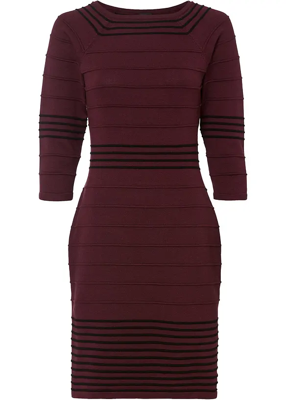 Abito in maglia fluente di misto viscosa, bonprix