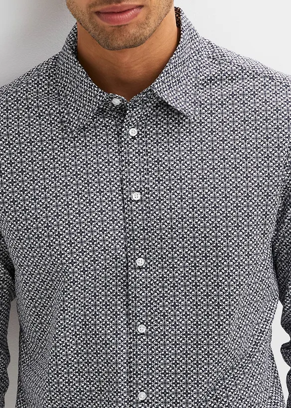 Camicia elegante a maniche lunghe in puro cotone, bonprix
