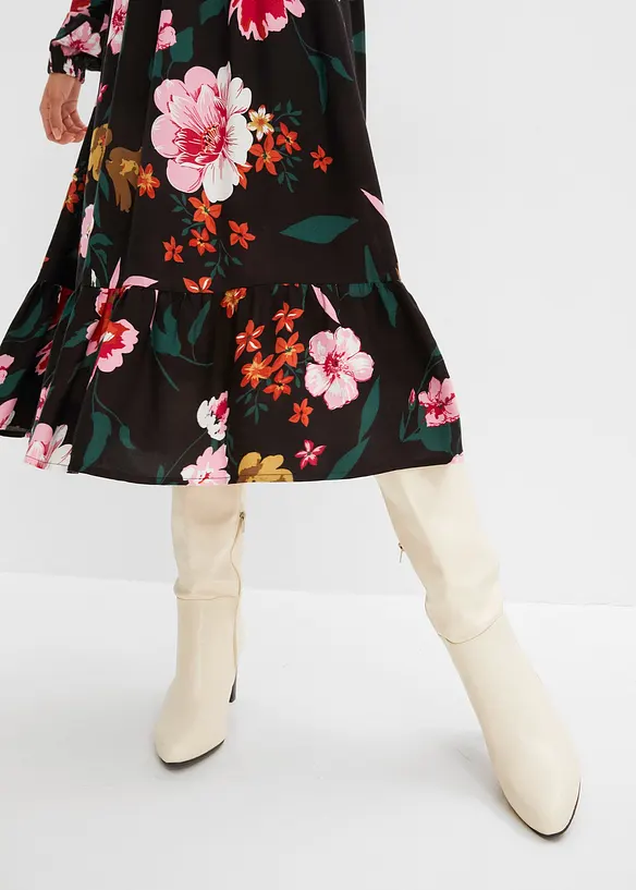 Abito midi in viscosa fluente, bonprix