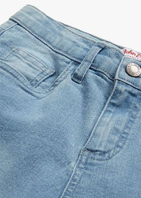 Jeans bootcut, vita media, bonprix