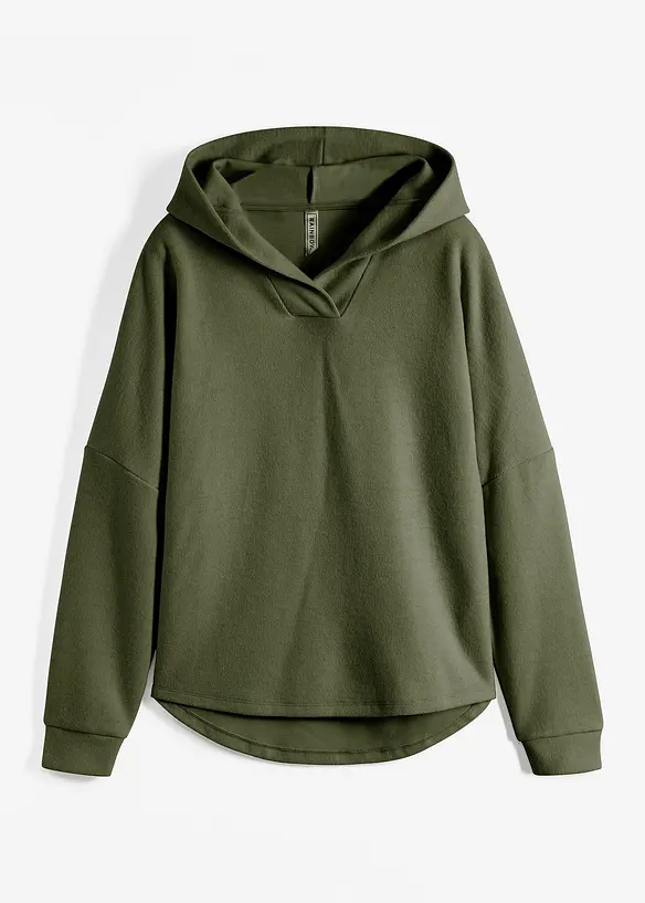 Felpa con cappuccio, regular fit, bonprix