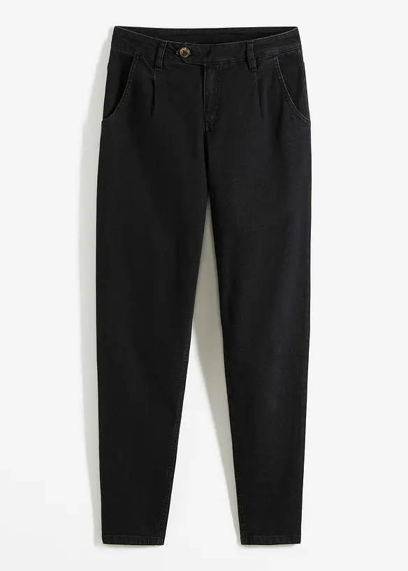 Jeans barrel shape, a vita media, bonprix