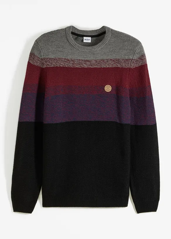 Maglione in filato fine con colori sfumati, bonprix