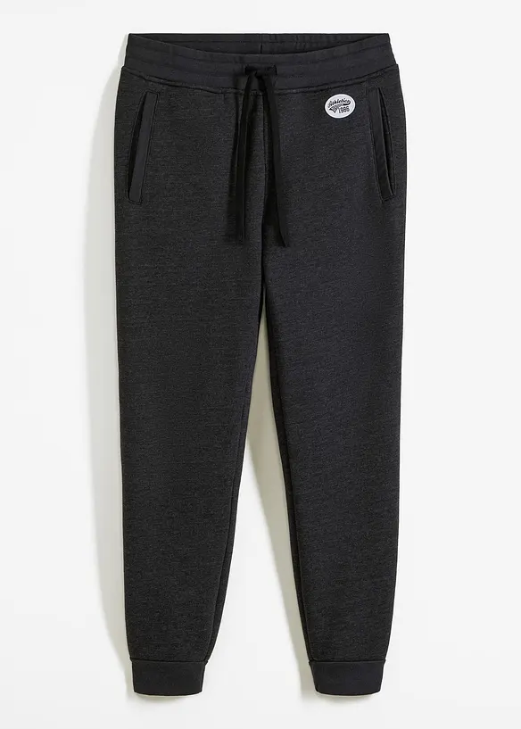 Pantaloni da jogging termici con fodera effetto peluche, bonprix