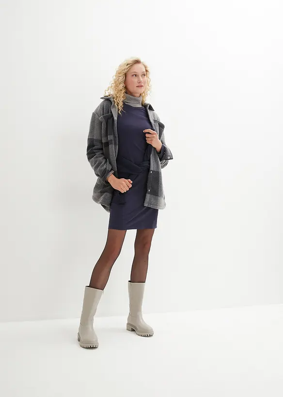 Abito in jersey aderente (pacco da 2), bonprix