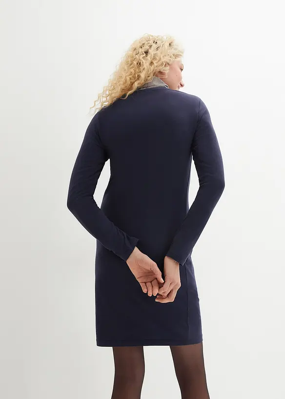 Abito in jersey aderente (pacco da 2), bonprix
