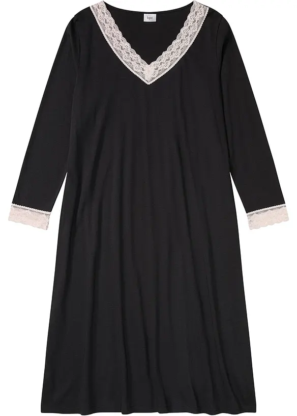 Camicia da notte in misto viscosa morbido, bonprix