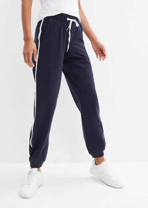 Pantaloni da jogging in misto cotone, bonprix