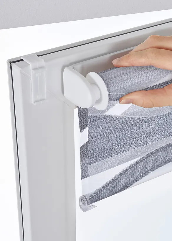 Tenda a rullo doppia jacquard bicolore, bonprix