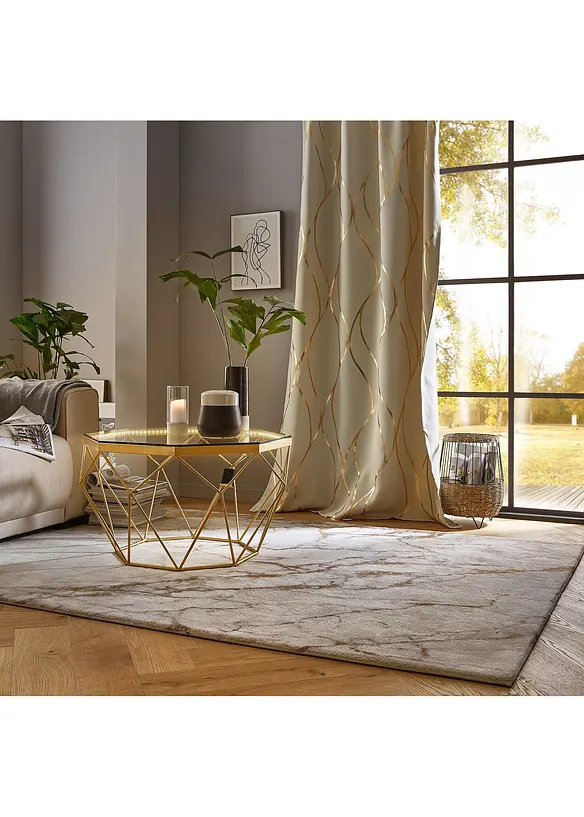 Tenda semioscurante in fantasia lucida (pacco da 1), bonprix