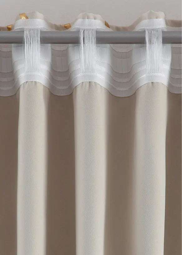 Tenda semioscurante in fantasia lucida (pacco da 1), bonprix
