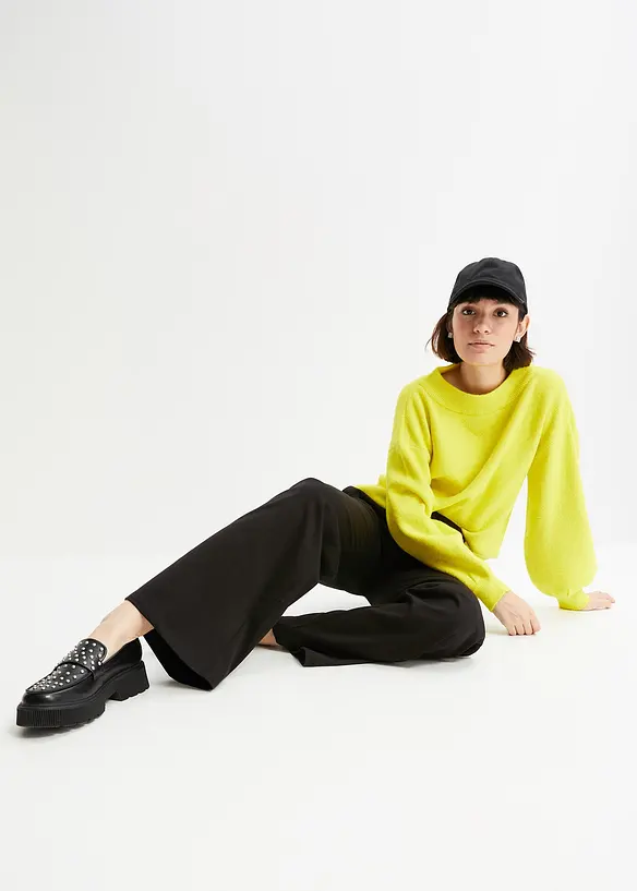 Maglione con maniche a palloncino, bonprix