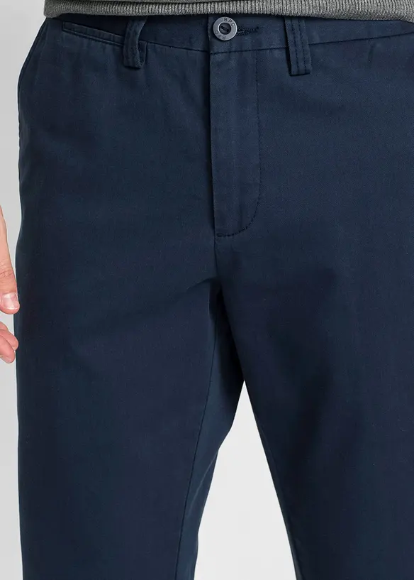 Pantaloni chino in puro cotone regular fit, straight, bonprix