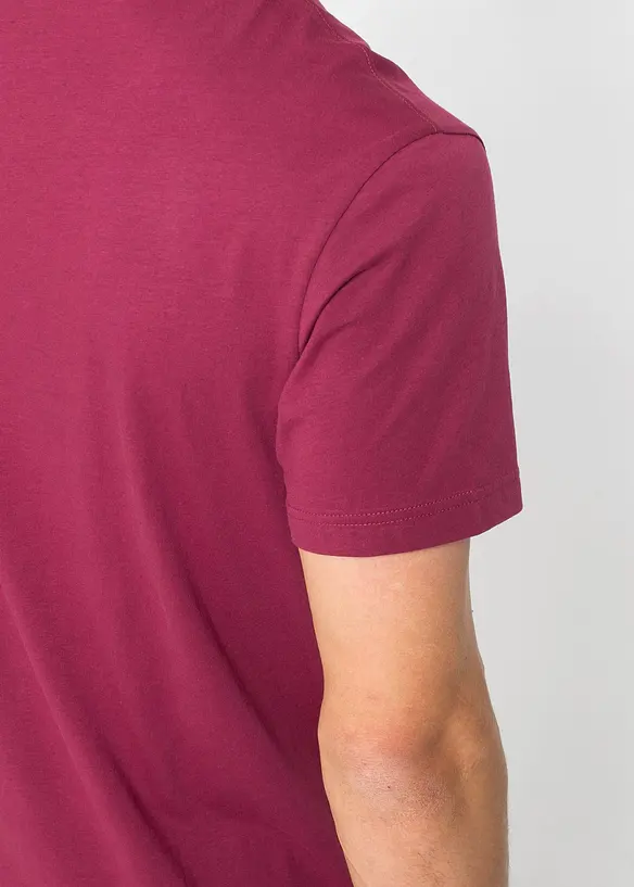 T-shirt con scollo a V (pacco da 3), bonprix