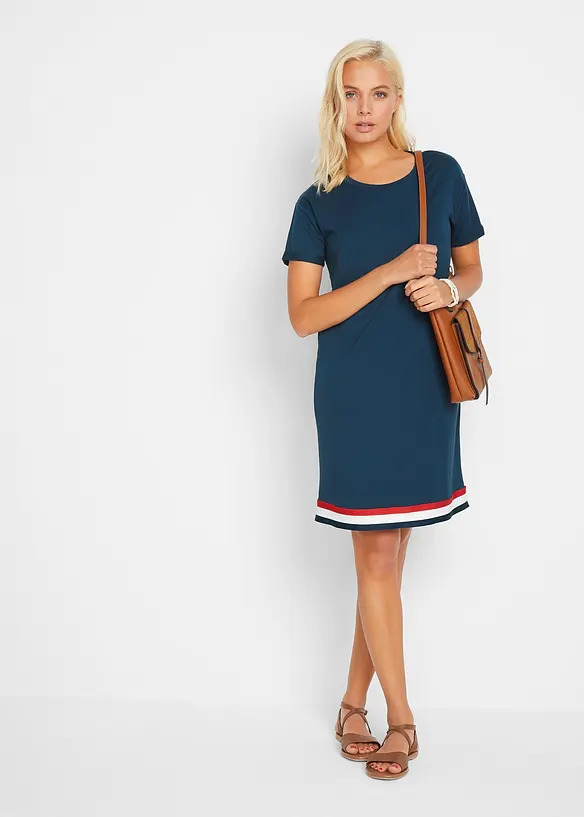 Abito di jersey in misto viscosa morbido, bonprix