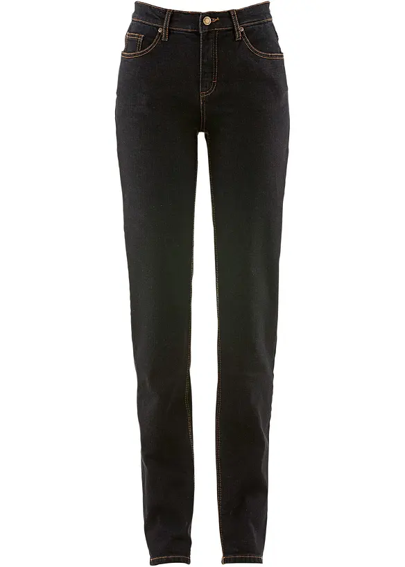 Mom jeans lunghi, vita media, bonprix