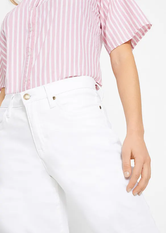 Mom jeans lunghi, vita media, bonprix