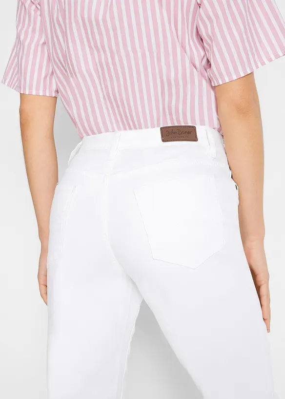 Mom jeans lunghi, vita media, bonprix