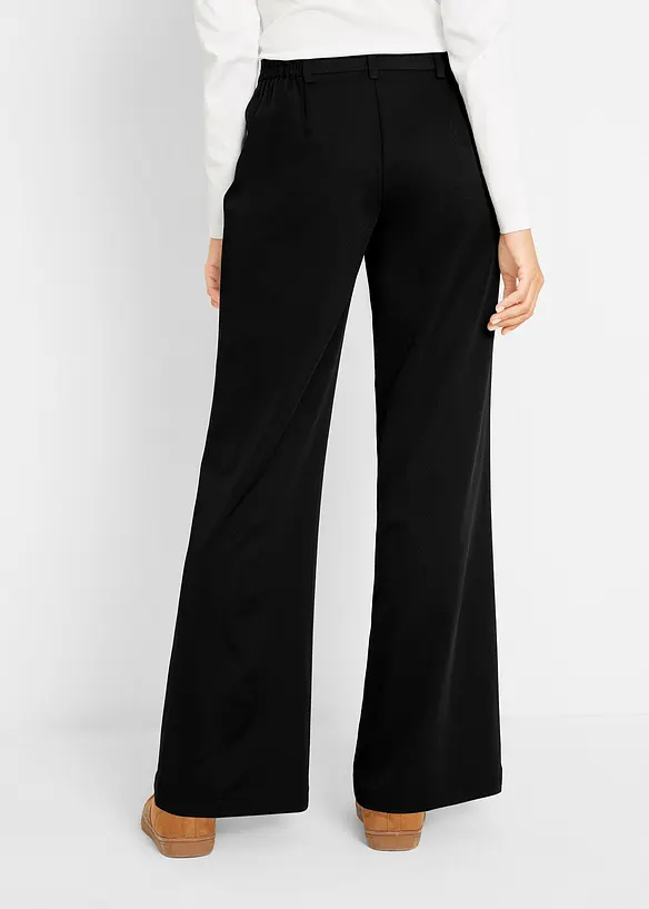 Pantaloni larghi comodi in vita, bonprix